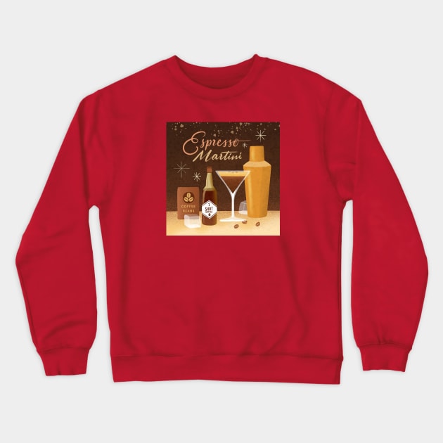 Espresso martini Crewneck Sweatshirt by Salty Siren Studios